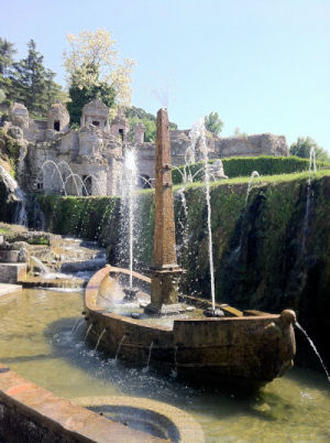 La Rometta Fountain at Villa D'Este